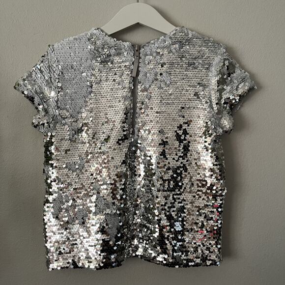 Rockets Of Awesome Silver Sequin Shirt - Silver - 6 - Picture 4 of 6